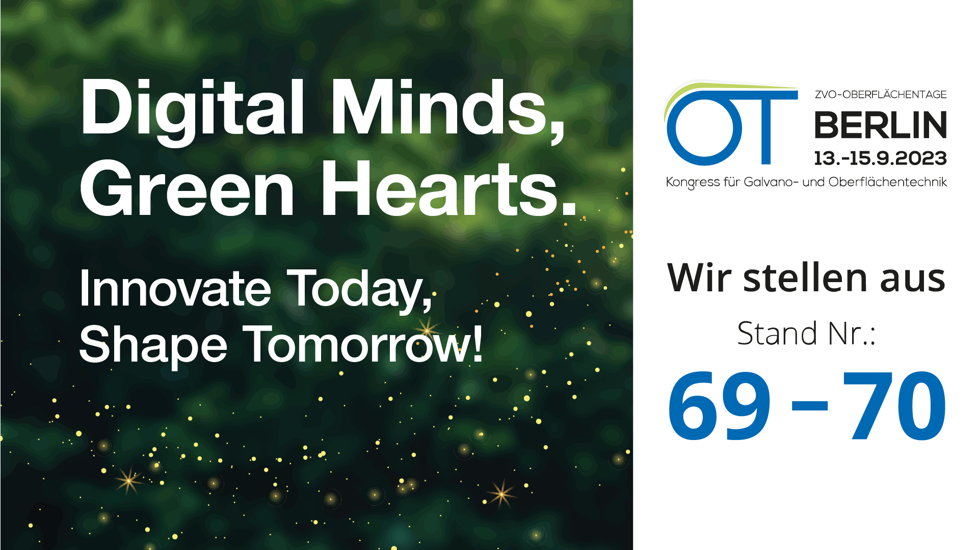 Die ZVO-Oberflächentage stehen wieder vor der Tür und wir sind mit dabei! 