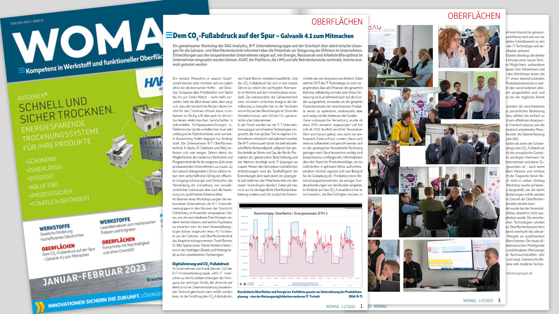 Dem CO<sub>2</sub>-Fußabdruck auf der Spur -<br>
Galvanik 4.1 zum Mitmachen