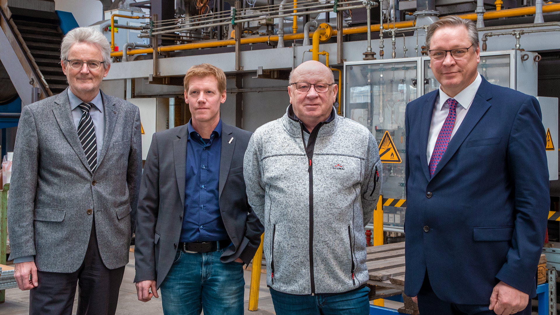Hoher Besuch im B+T Headquarter